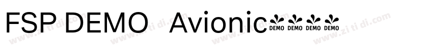 FSP DEMO   Avionic字体转换